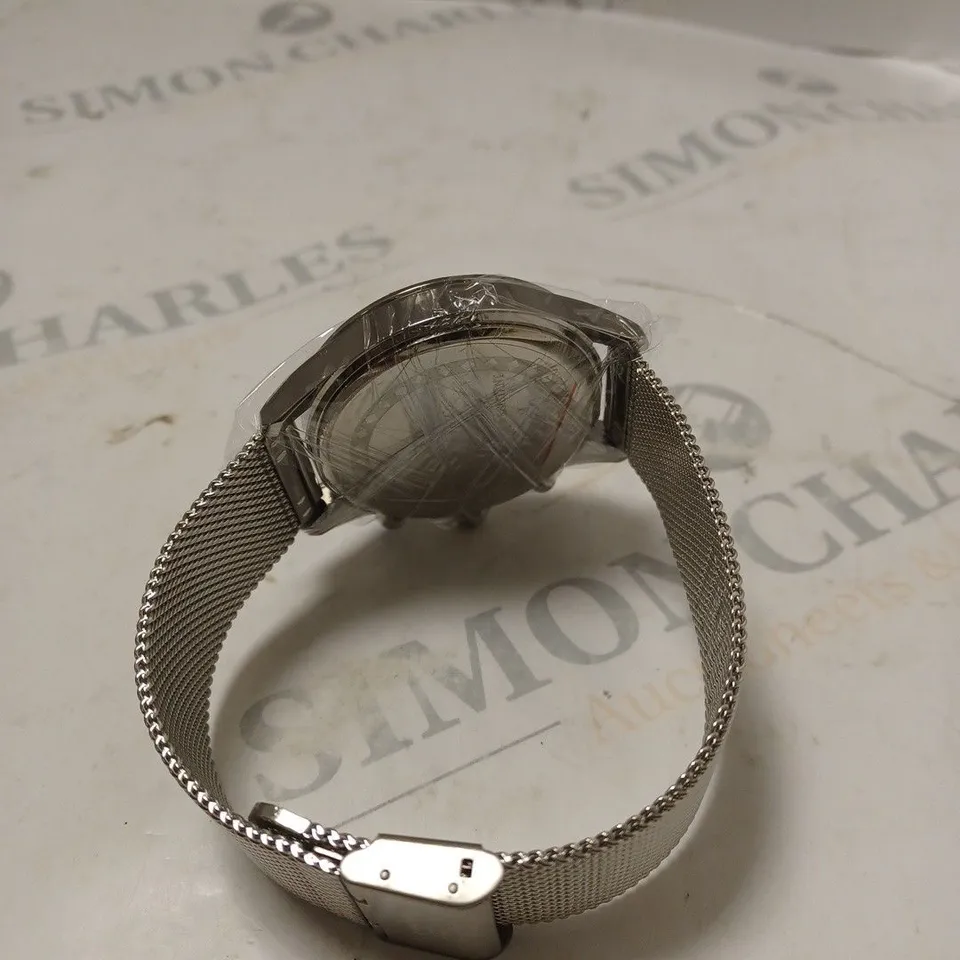 MEN’S ZIHLMANN & CO CHRONOGRAPH WATCH – MODEL ZC70 – SILVER COLOUR CASE – BLACK DIAL WITH SUB DIALS – 3ATM WATER RESISTANT – STAINLESS STEEL STRAP