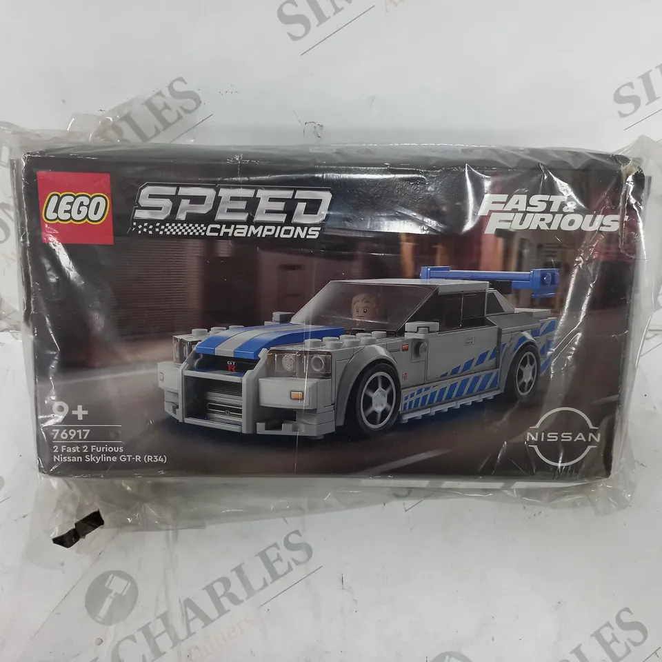 BOXED LEGO SPEED CHAMPIONS 2 FAST 2 FURIOUS NISSAN SKYLINE 76917 RRP £20.5