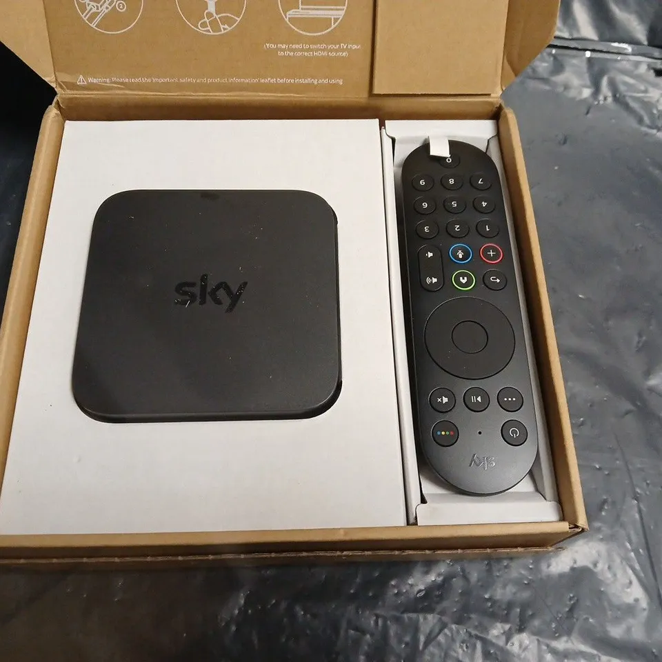 SKY PUCK SET-TOP BOX WITH REMOTE – BOXED