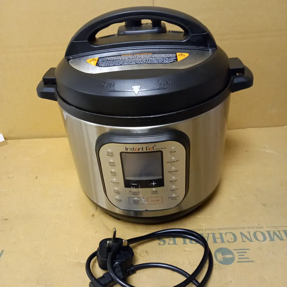 INSTANT POT DUO NOVA ELECTRIC PRESSURE COOKER