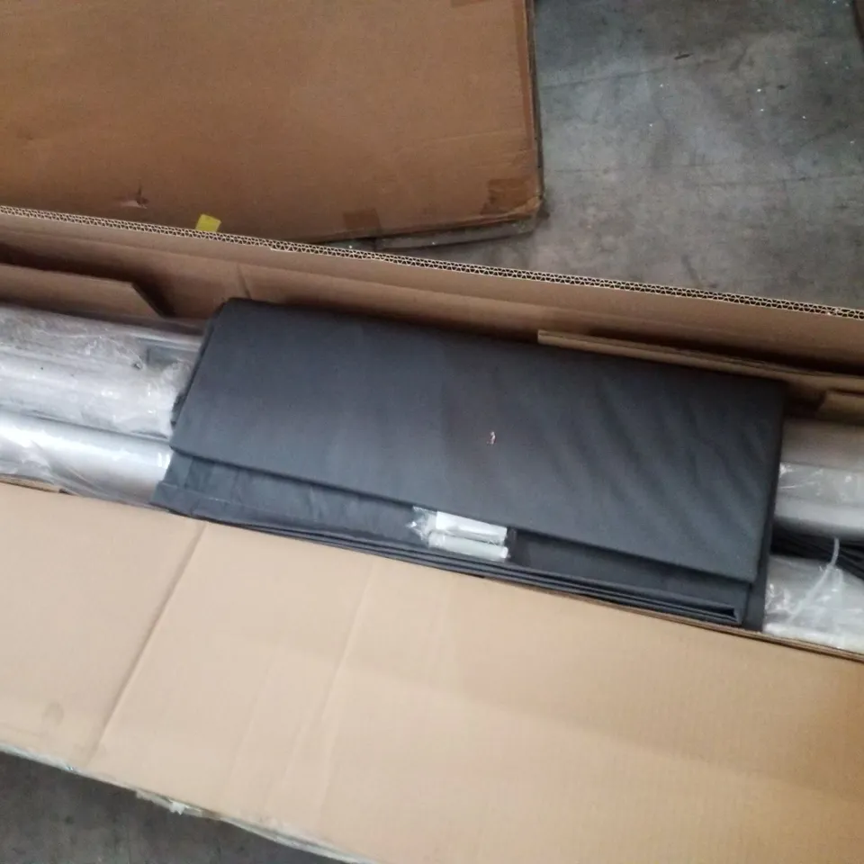 BOXED GREY PATIO AWNING 
