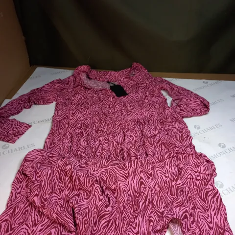 YAS PINK KNEE LONG DRESS SIZE L