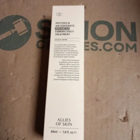 ALLIES OF SKIN PEPTIDES & ANTIOXIDANTS ADVANCED FIRMING DAILY TREATMENT – 48ML