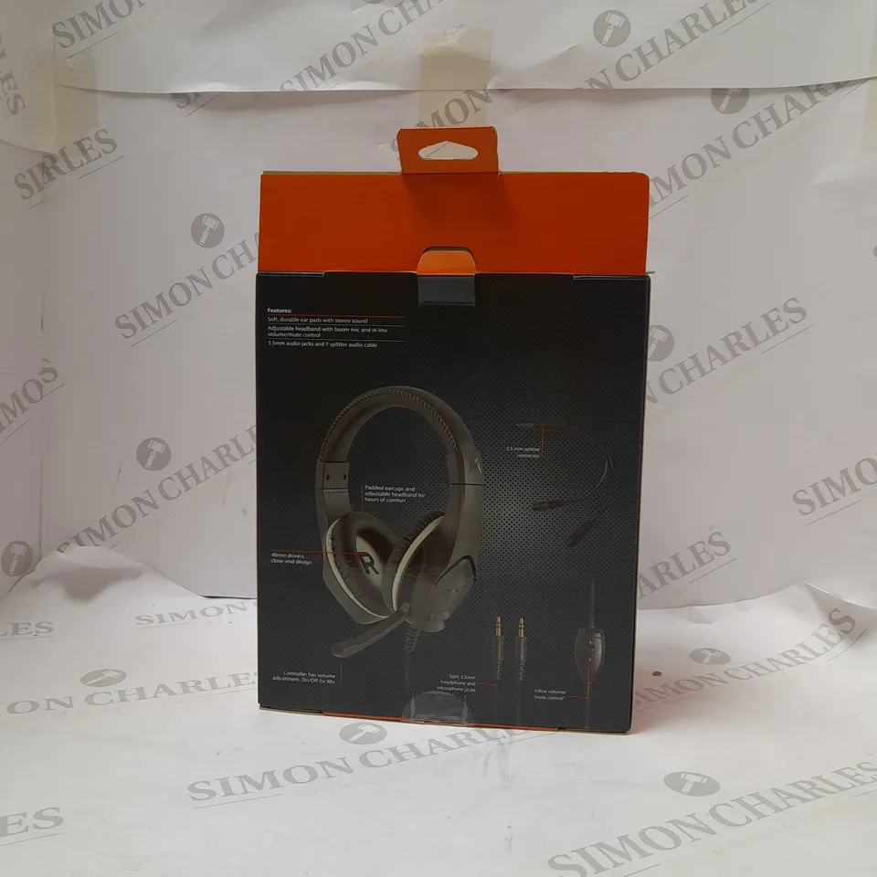 BLACKWEB STEREO PC GAMING HEADSET 3.5M JACK