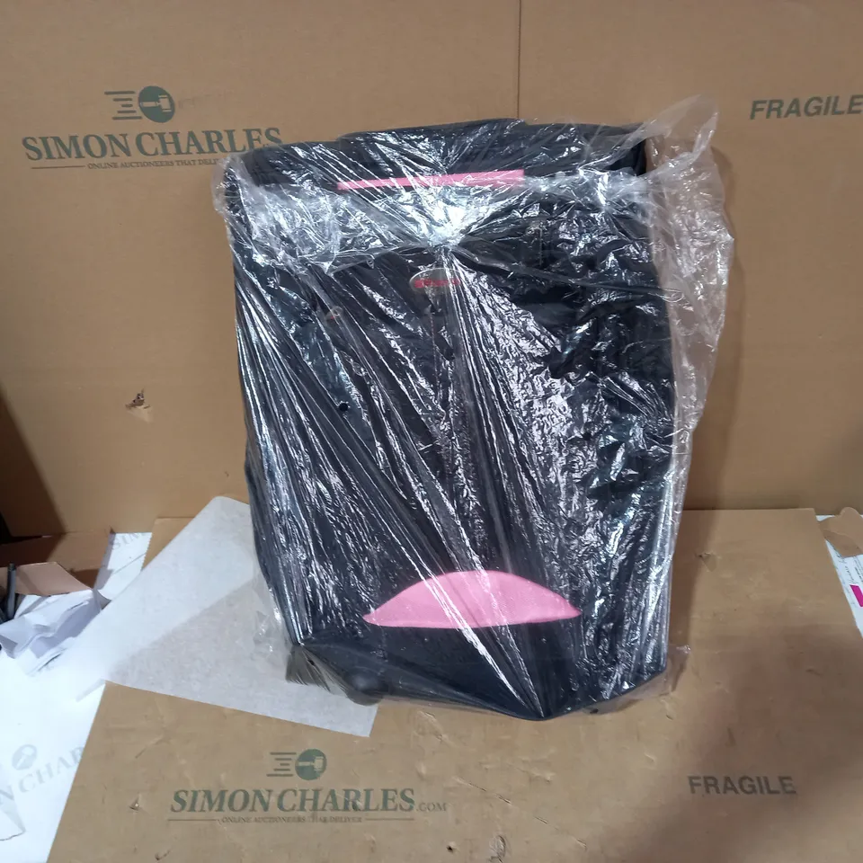 HUMLIN BLACK/PINK LUGGAGE BAG