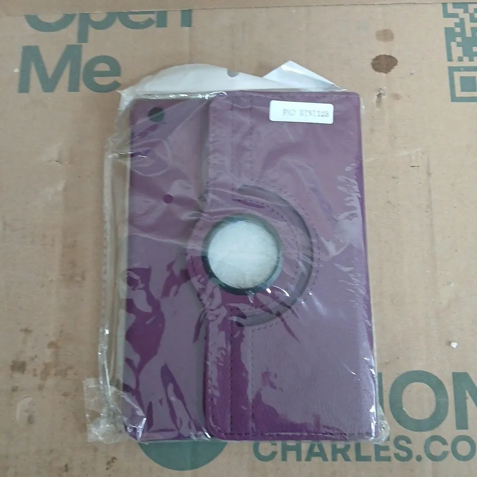 BOX OF APPROXIMATELY 100 PURPLE IPAD MINI CASES