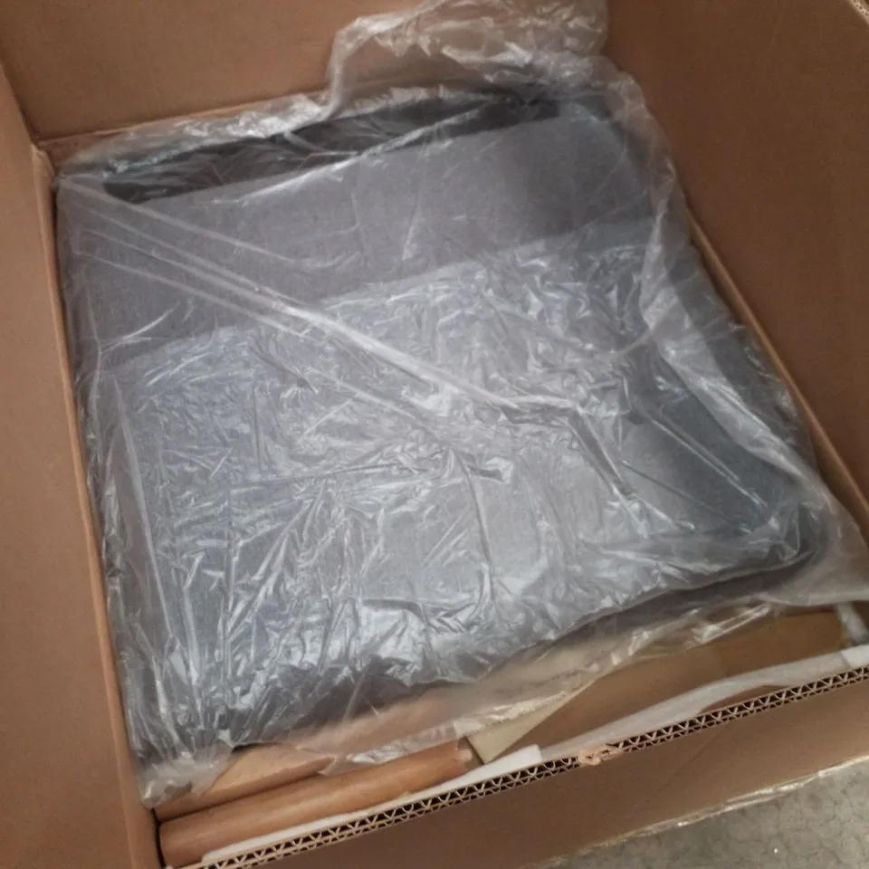 BOXED LIVING ROOM CHAIR - GREY