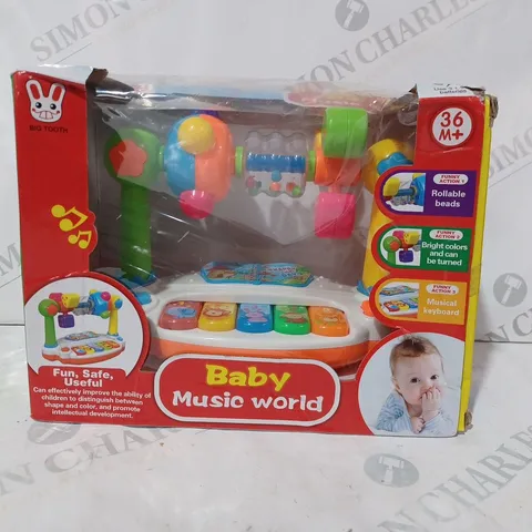 BOXED BIG TOOTH BABY MUSIC WORLD TOY