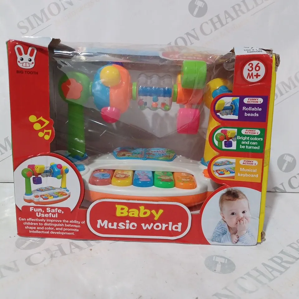 BOXED BIG TOOTH BABY MUSIC WORLD TOY