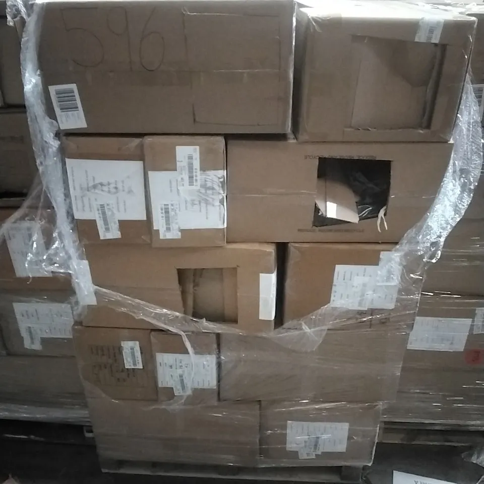 A PALLET TO CONTAIN APPROXIMATELY 120 BRAND NEW DESIGNER WOMEN'S CLOTHES WHICH INCLUDE; JD WILLIAMS VARIOUS TOPS, T SHIRTS ETC