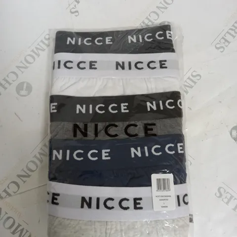 BAGGED NICCE ASSORTED BOXER SHORTS SIZE L