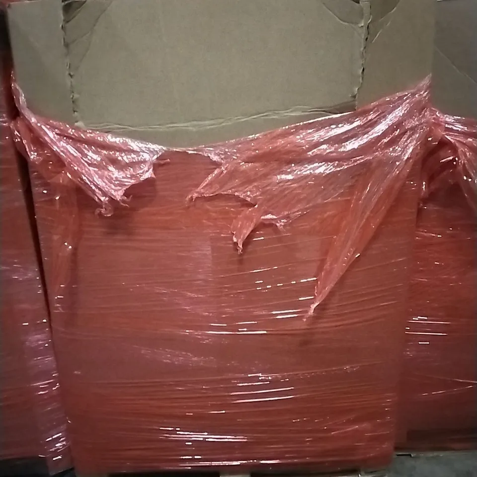 PALLET CONTAINING ASSORTED PRODUCTS INCLUDING COMPUTER DESK, BLACK DESK RISER, LED TELEVISION, CHAIR FLOOR MAT & TELESCOPE