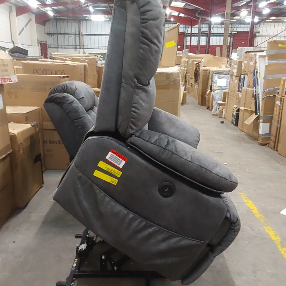 BOXED AATIF UPHOLSTERED ELECTRIC RECLINER CHAIR 