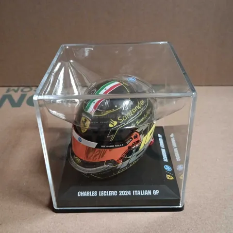 CHARLES LECLERC 2024 ITALIAN GP HELMET DISPLAY MODEL 