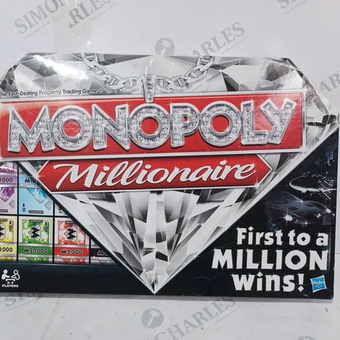 BOXED HASBRO MONOPOLY MILLIONAIRE BOARD GAME