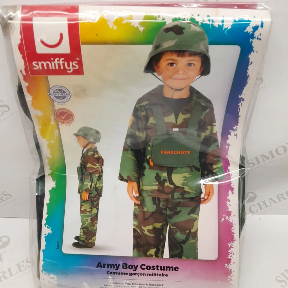 BRAND NEW SMIFFYS ARMY BOY COSTUME