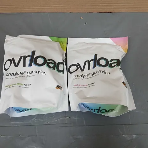 OVERLOAD GUMMIES β VITAMIN/DIETARY SUPPLEMENT, SET OF 2 POUCHES