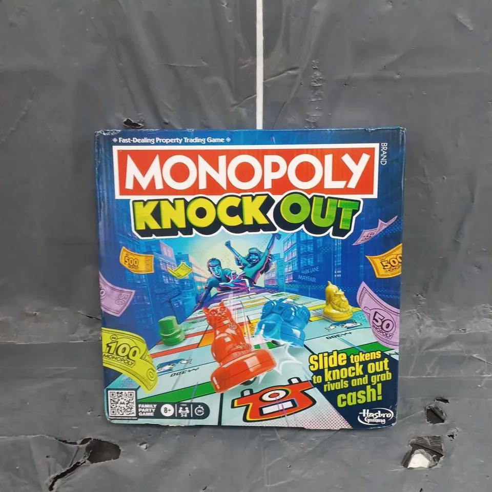 BOXED MONOPOLY KNOCK OUT GAME 