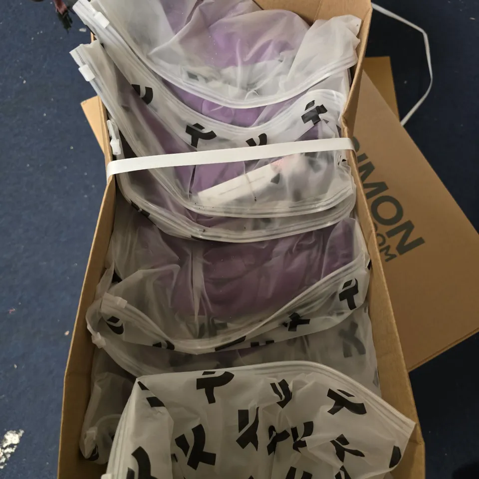 BOX OF APPROXIMATELY 10 BAGGED KOI ORCHID BURST OVERSIZED HOODIE - SIZE XS