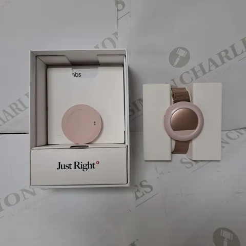 BOXED EMBR LABS WAVE 2 COOLING & WARMING WRISTBAND IN ROSE GOLD