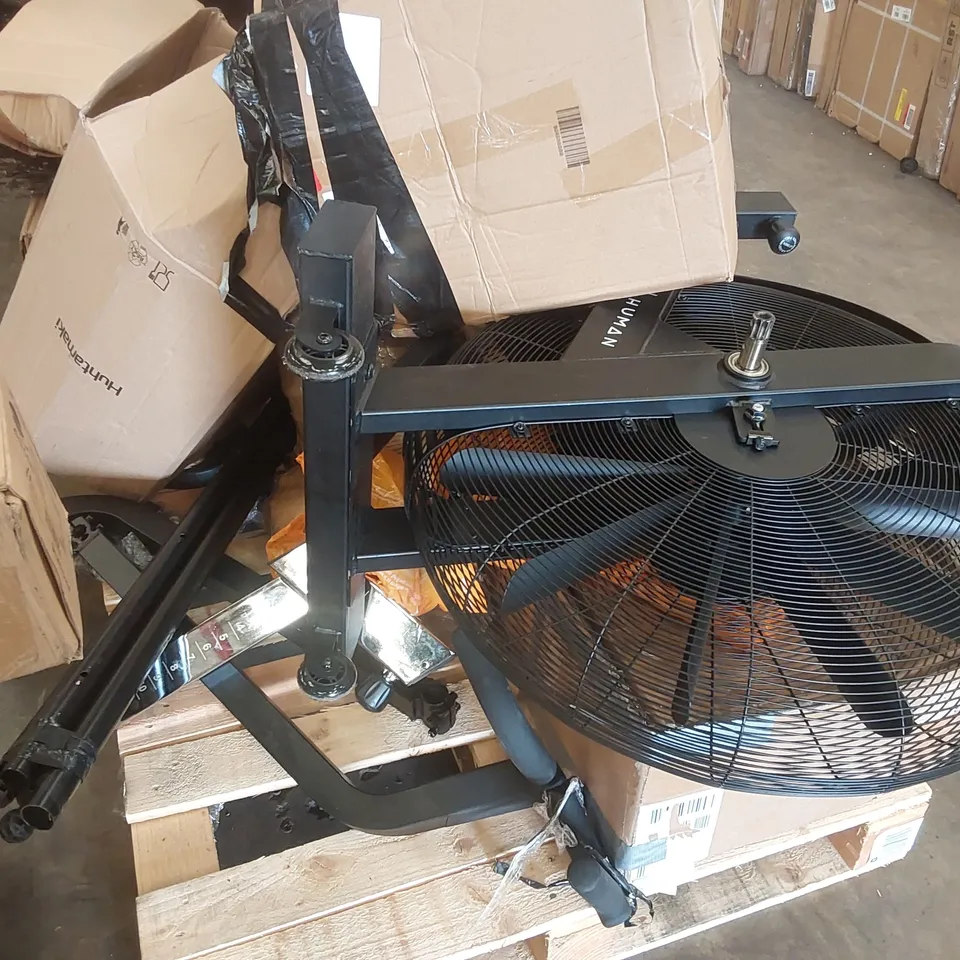 PALLET CONTAINING A LARGE ASSORTMENT OF CONSUMER PRODUCT PARTS INCLUDING EXERCISE EQUIPMENT ECT