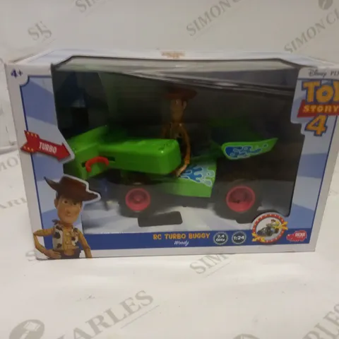 DISNEY PIXAR TOY STORY 4 RC TURBO BUGGY WOODY