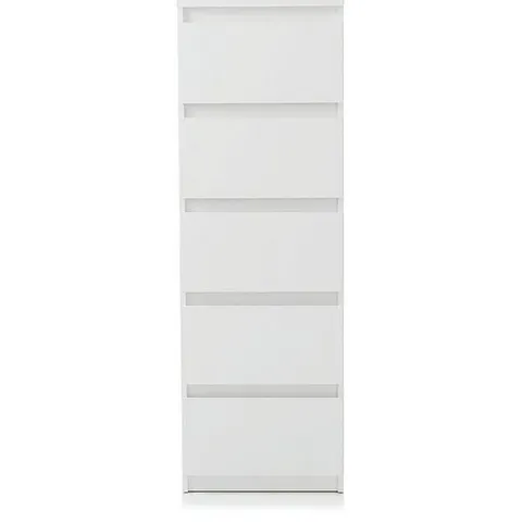 BOXED NARROW 5-DRAWER CHEST