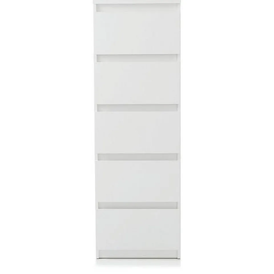 BOXED NARROW 5-DRAWER CHEST