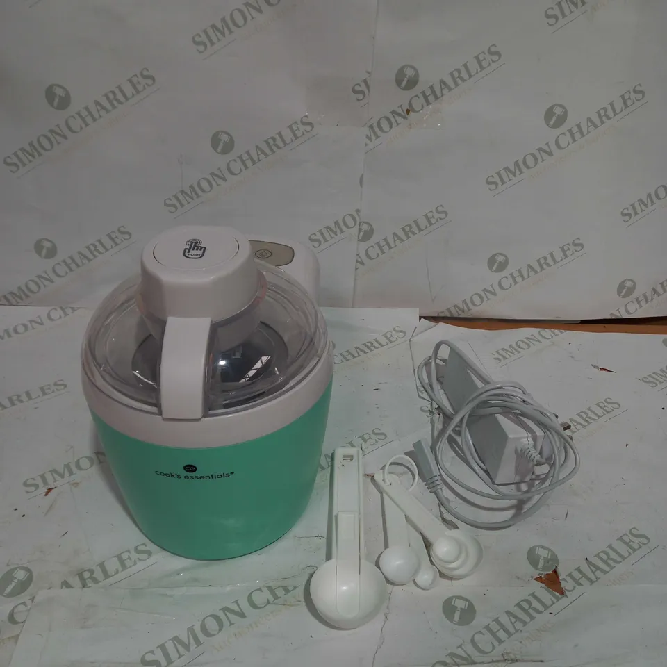 COOK'S ESSENTIALS AT HOME ICE CREAM MAKER MINT 