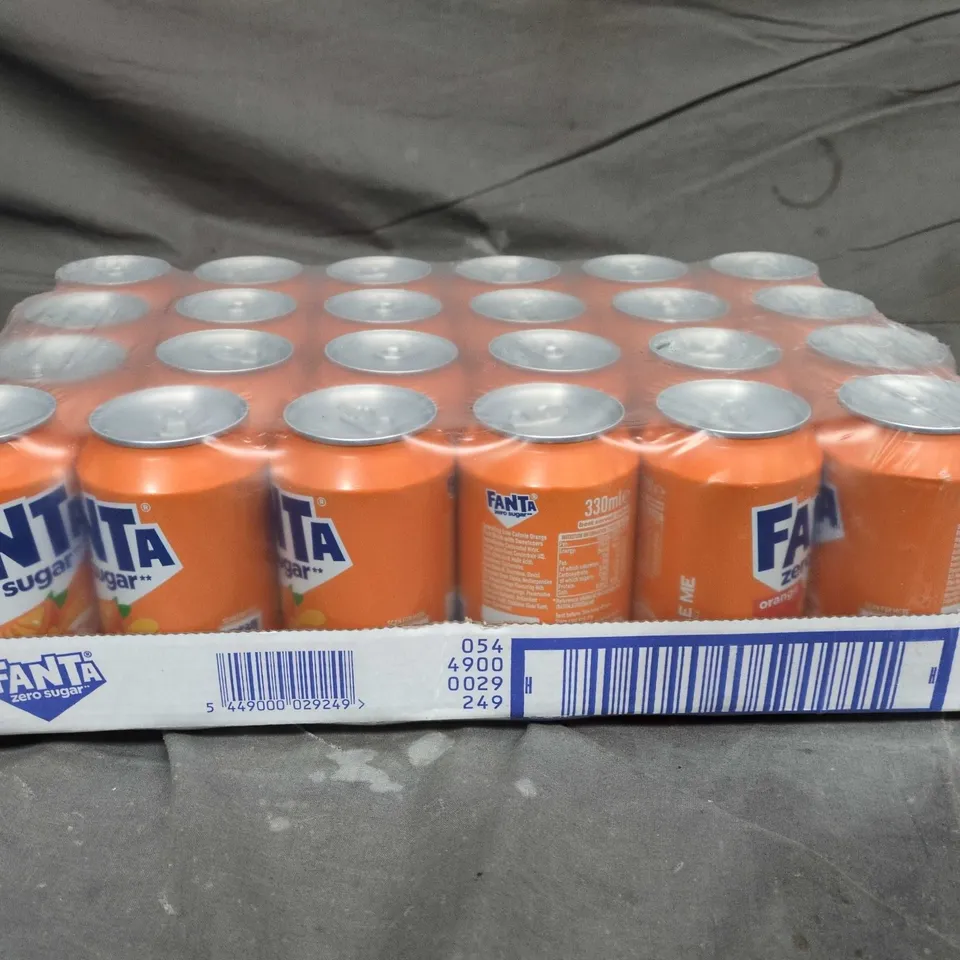 FANTA ORANGE ZERO SUGAR 330ML – 24 CAN PACK