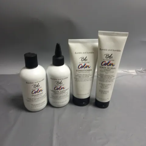 LOT OF 4 BUMBLE AND BUMBLE ILLUMINATED COLOR VIBRANCY HAIR CARE REGIME