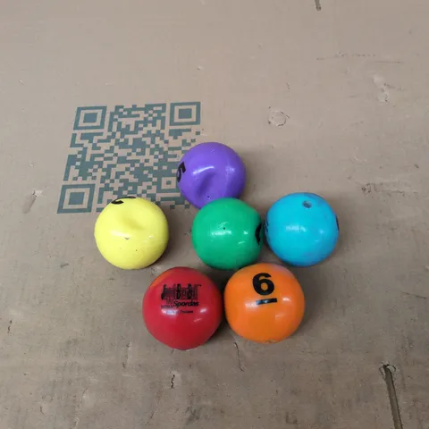 6 PACKS OF 6 SPORDAS JUGGLE BEANBALL (BRAND NEW)