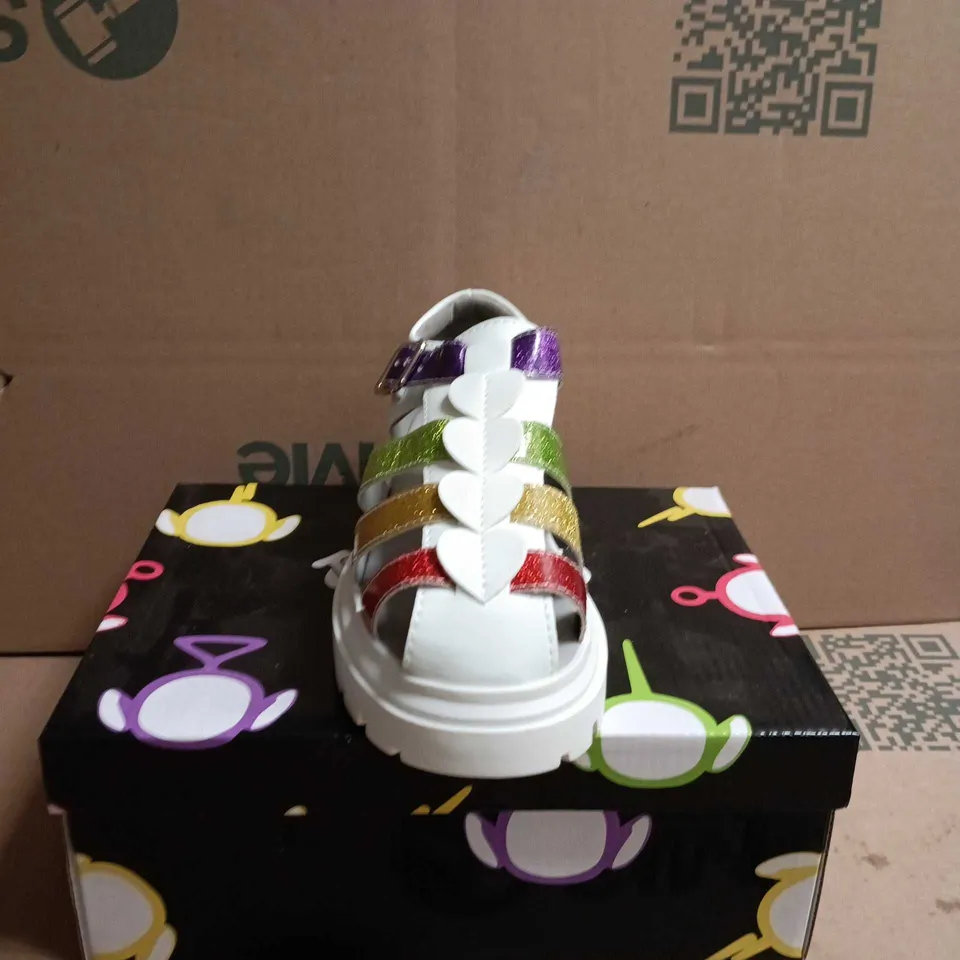 KOI KIDZ TELETUBBIES SANDALS WHITE MULTI SIZE 1