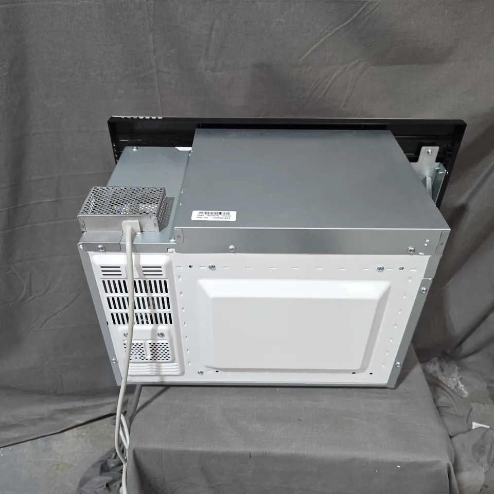 AEG MICROWAVE OVEN – BLACK GLASS FRONT, MODEL A3R110URK1, TURNTABLE