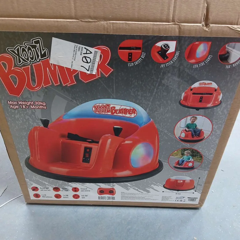 XOOTZ BUMPER CAR - RED