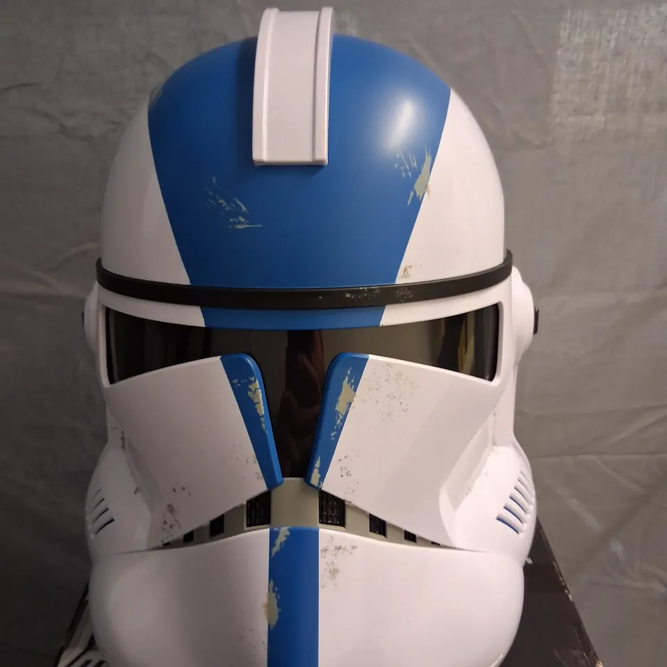 BOXED STAR WARS THE BLACKSERIES CLONE TROOPER 501ST LEGION PREMIUM ELECTRONIC HELMET