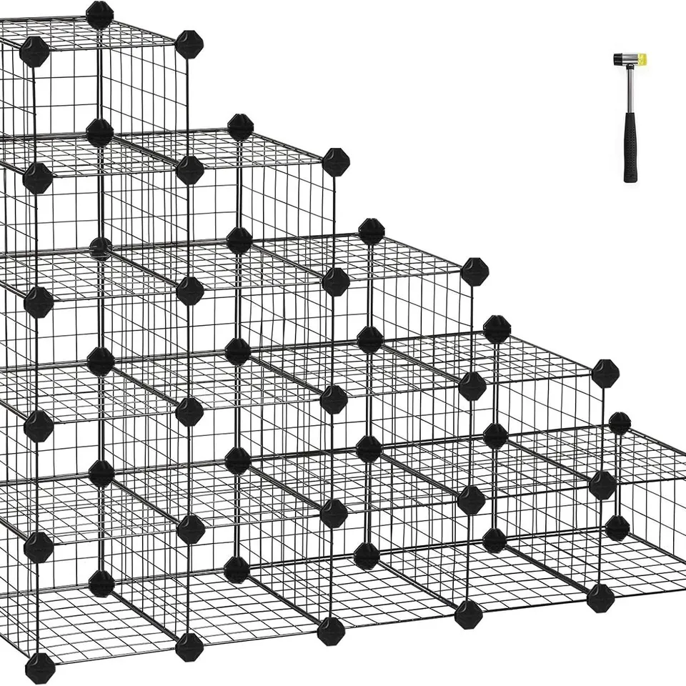 BOXED SONGMICS SHOE CABINET MODULAR MESH PANEL ORGANIZER