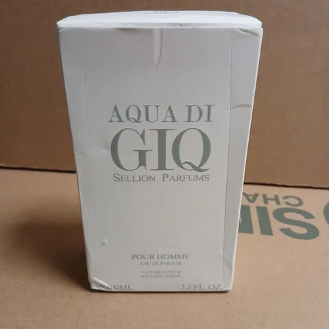 BOXED AQUA DI GIO SELLION PARFUMS POUR HOMME EAU DE PARFUM 100ML