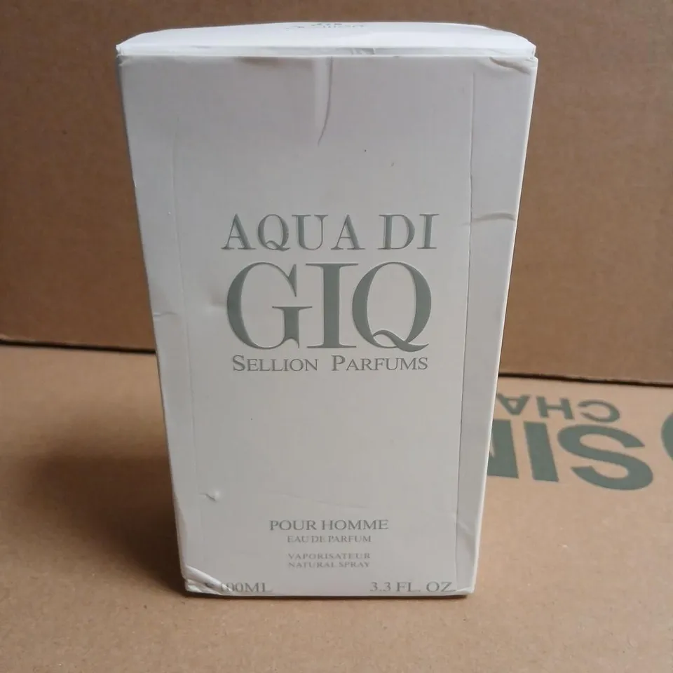 BOXED AQUA DI GIO SELLION PARFUMS POUR HOMME EAU DE PARFUM 100ML