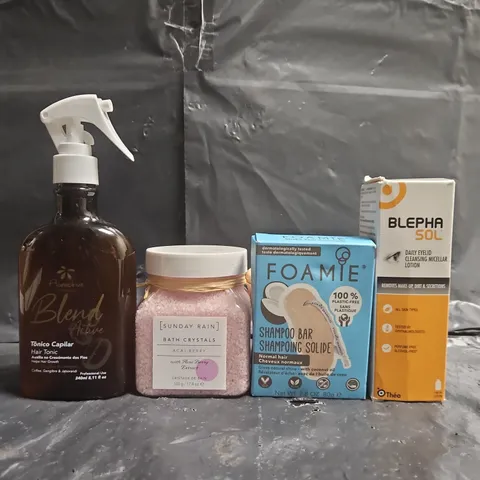 APPROXIMATELY 10 ASSORTED COSMETIC ITEMS TO INCLUDE FLORACTIVE, SUNDAY RAIN, BLEPHA, ETC - COLLECTION ONLY