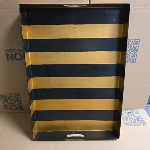 COACH HOUSE HONEYSUCKLE CREATIVE GOLD STRIPE TRAY