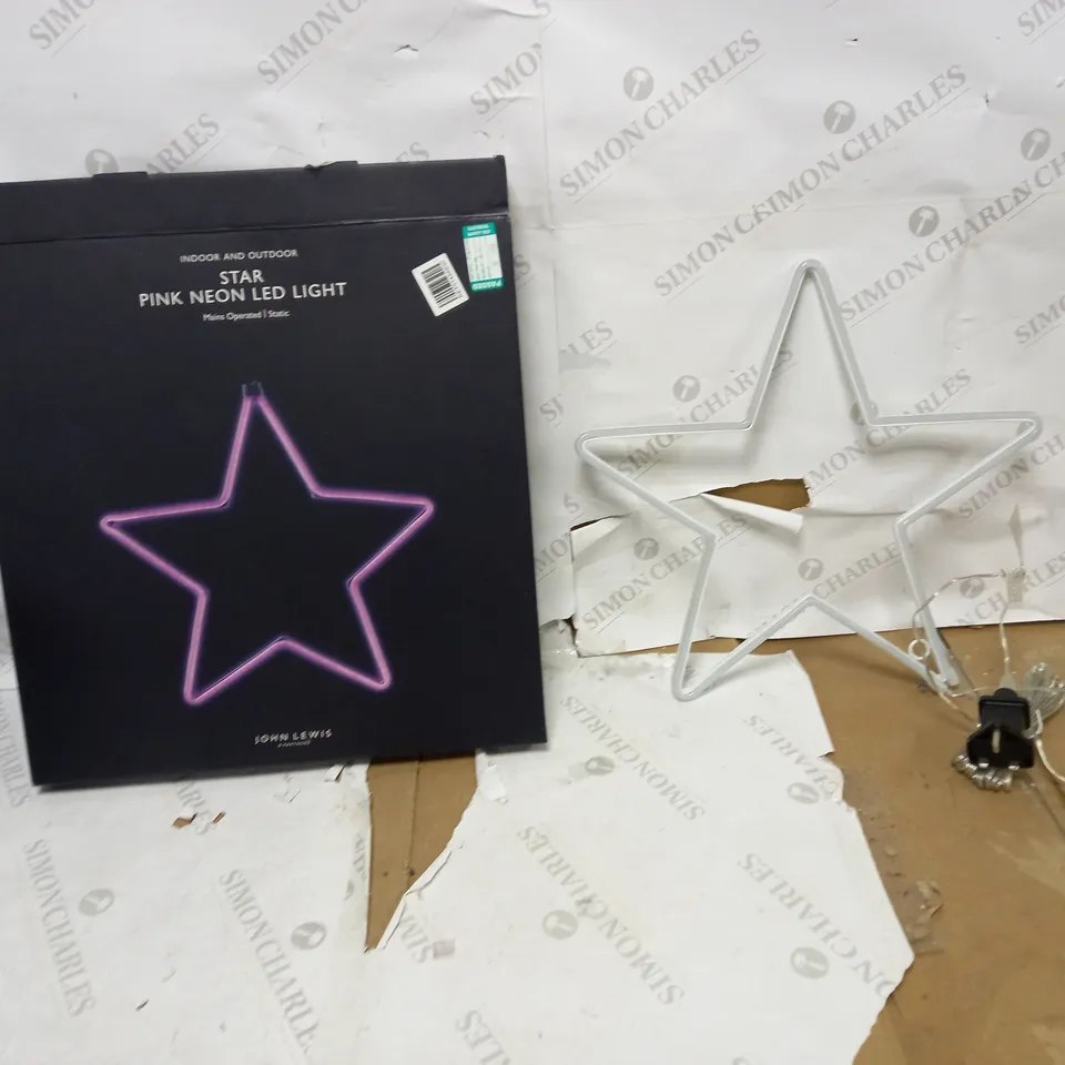 STAR PINK NEON LED LIGHT 