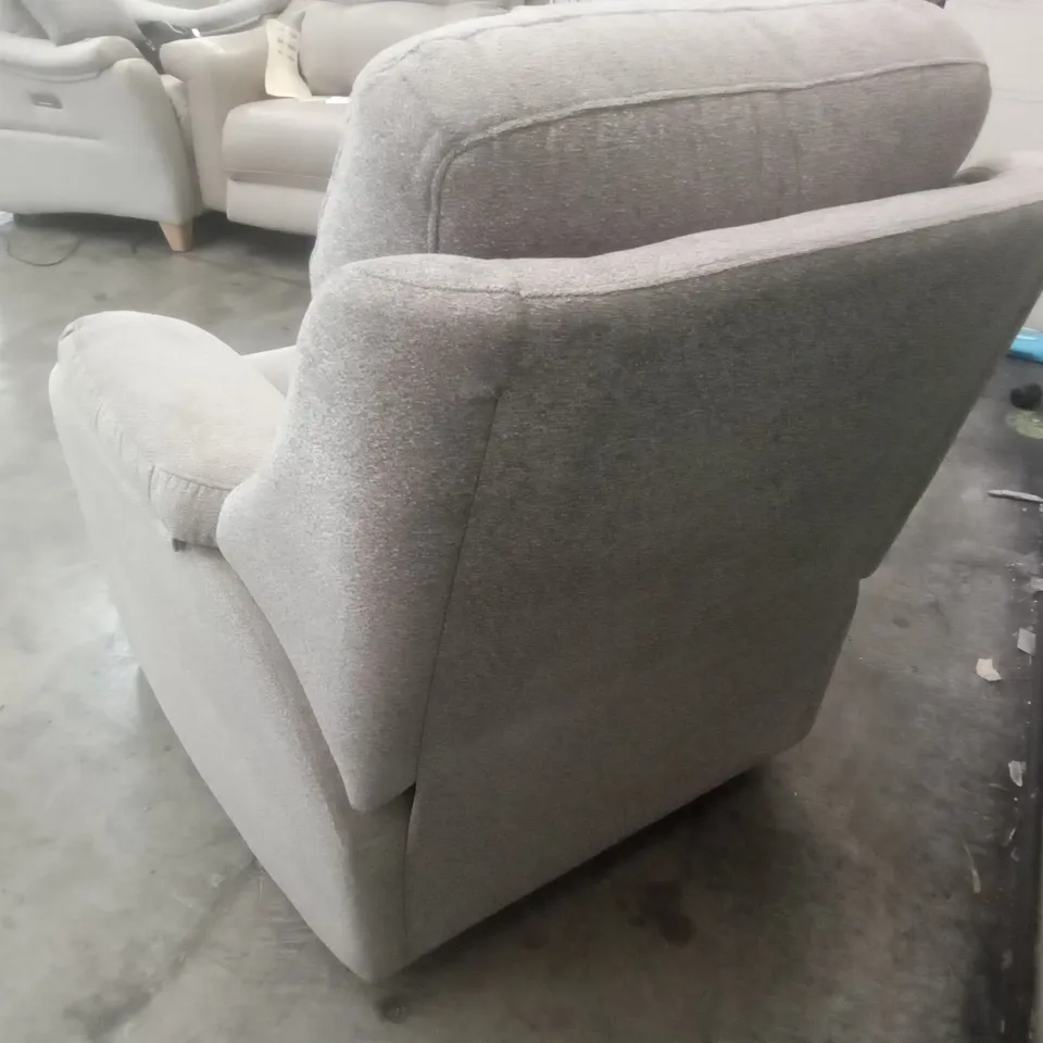 DESIGNER G PLAN MADE KINGSBURY ELECTRIC RECLINER CHAIR - GERONA CAMEL FABRIC 