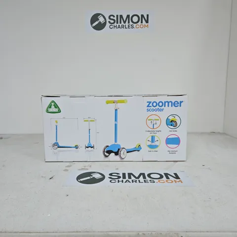 ZOOMER SCOOTER – BLUE, BOXED (CHILDREN'S SCOOTER)