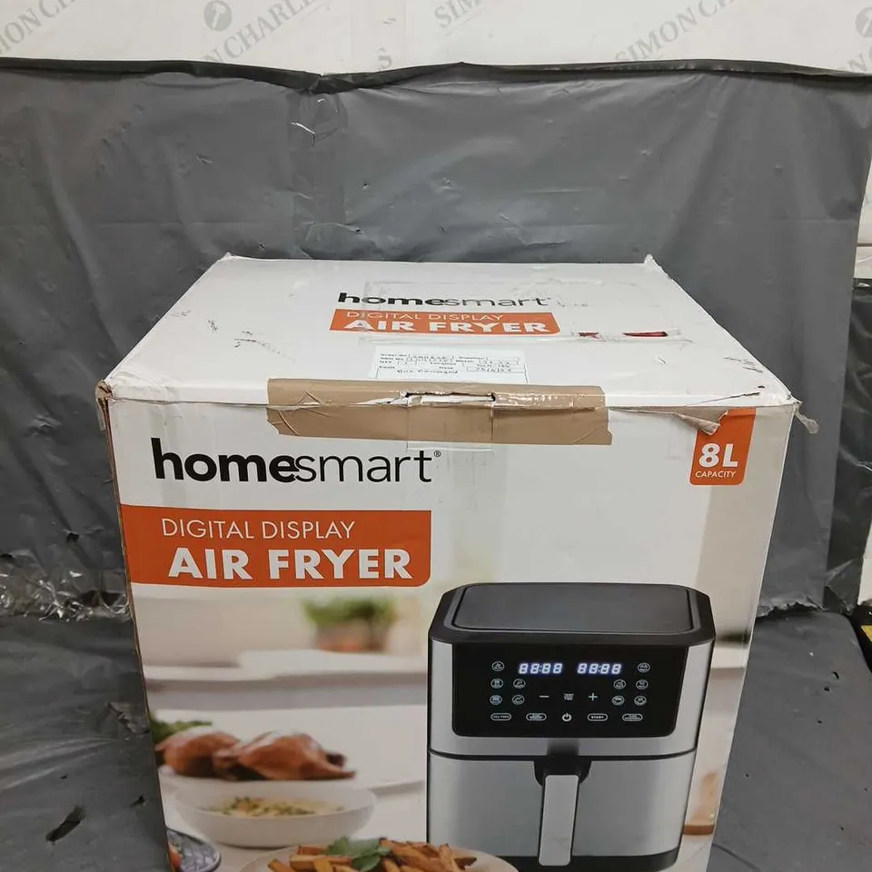 BOXED HOMESMART DIGITAL DISPLAY AIR FRYER 8L