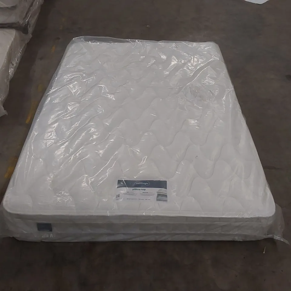 QUALITY BAGGED 4'6" DOUBLE SILENTNIGHT MIRACOIL SPRUNG PIPPA ULTIMATE PILLOWTOP FIRM MATTRESS RRP £429