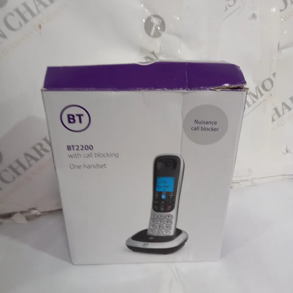 BOXED BT 2200 CORDLESS TELEPHONE - SINGLE