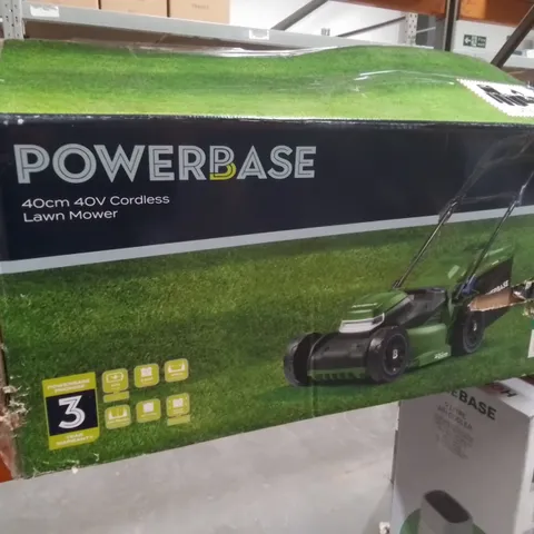 POWERBASE 40CM CORDLESS LAWNMOWER 