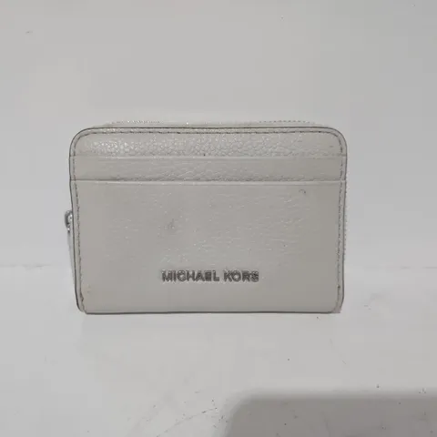 MICHAEL KORS TAUPE LEATHER LOOK PURSE