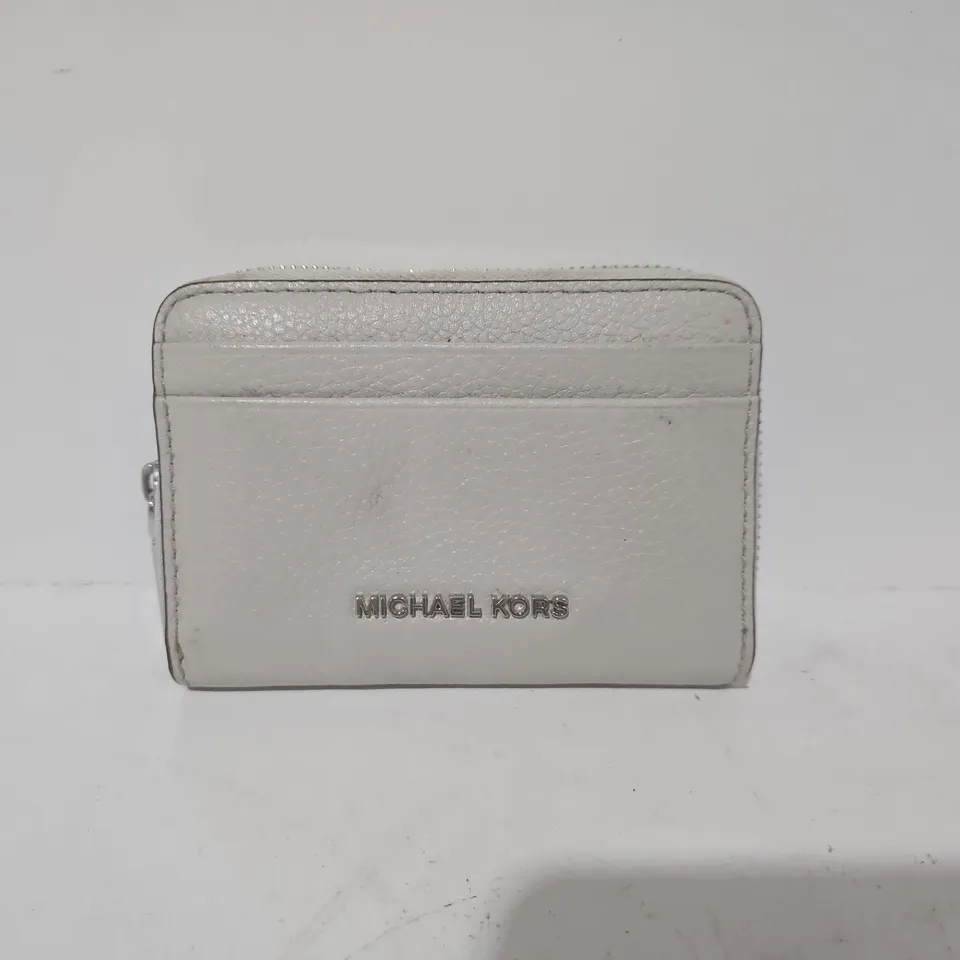 MICHAEL KORS TAUPE LEATHER LOOK PURSE
